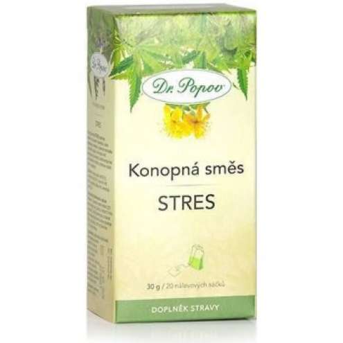DR. POPOV Чай из конопли для снятия стресса, 20 х 1,5 г